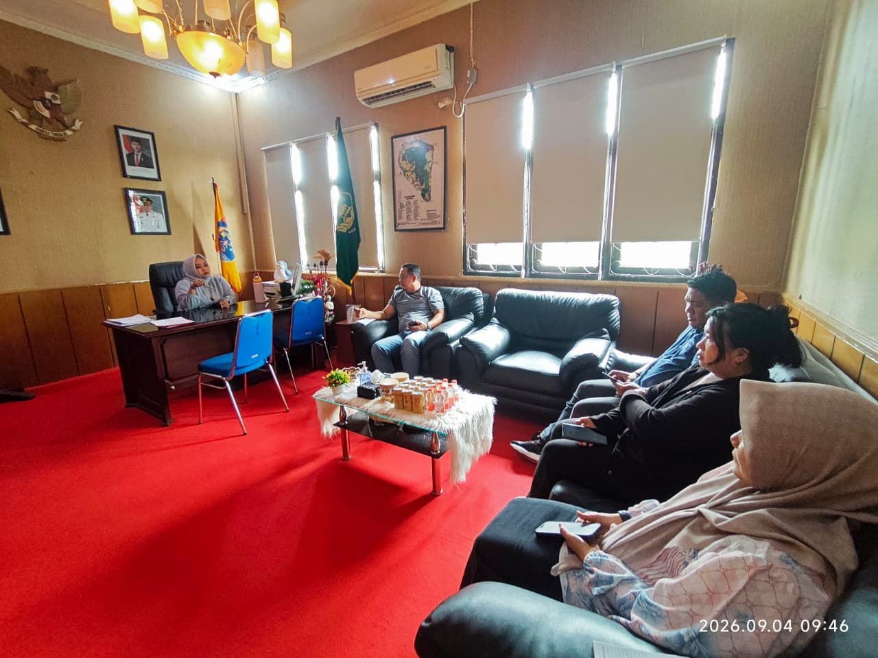 Rakor Persiapan Sosialisasi Survei Seismik 3D Mangatal Juata dan Sosialisasi Aplikasi Multy Layanan AJPAR
